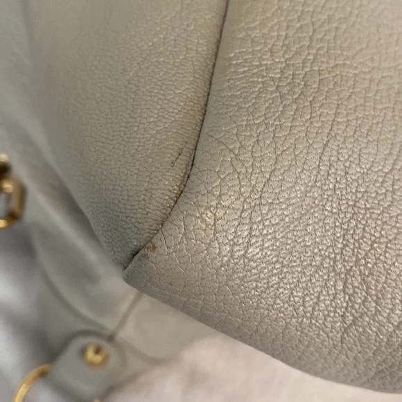 Balenciaga Gray Satchel with Gold Accents - Picture 7 of 16